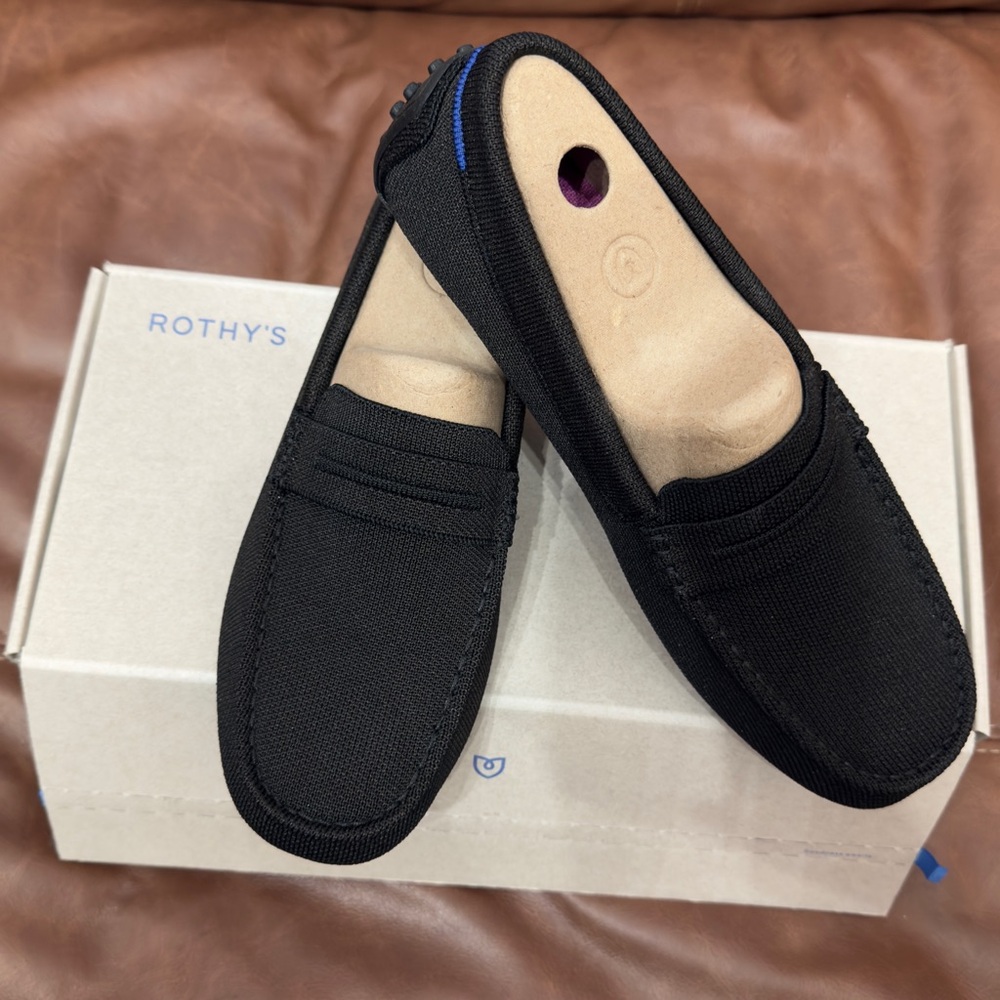 Rothy's Women’s Dark Chocolate Driver’s - Loafers - NWT/New in Box